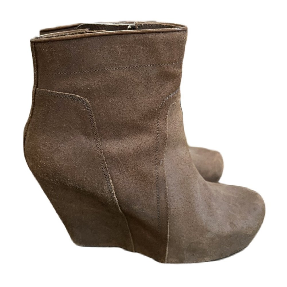 Rick Owens Brown Leather Ankle Boots/Booties EU 38 (US 8)